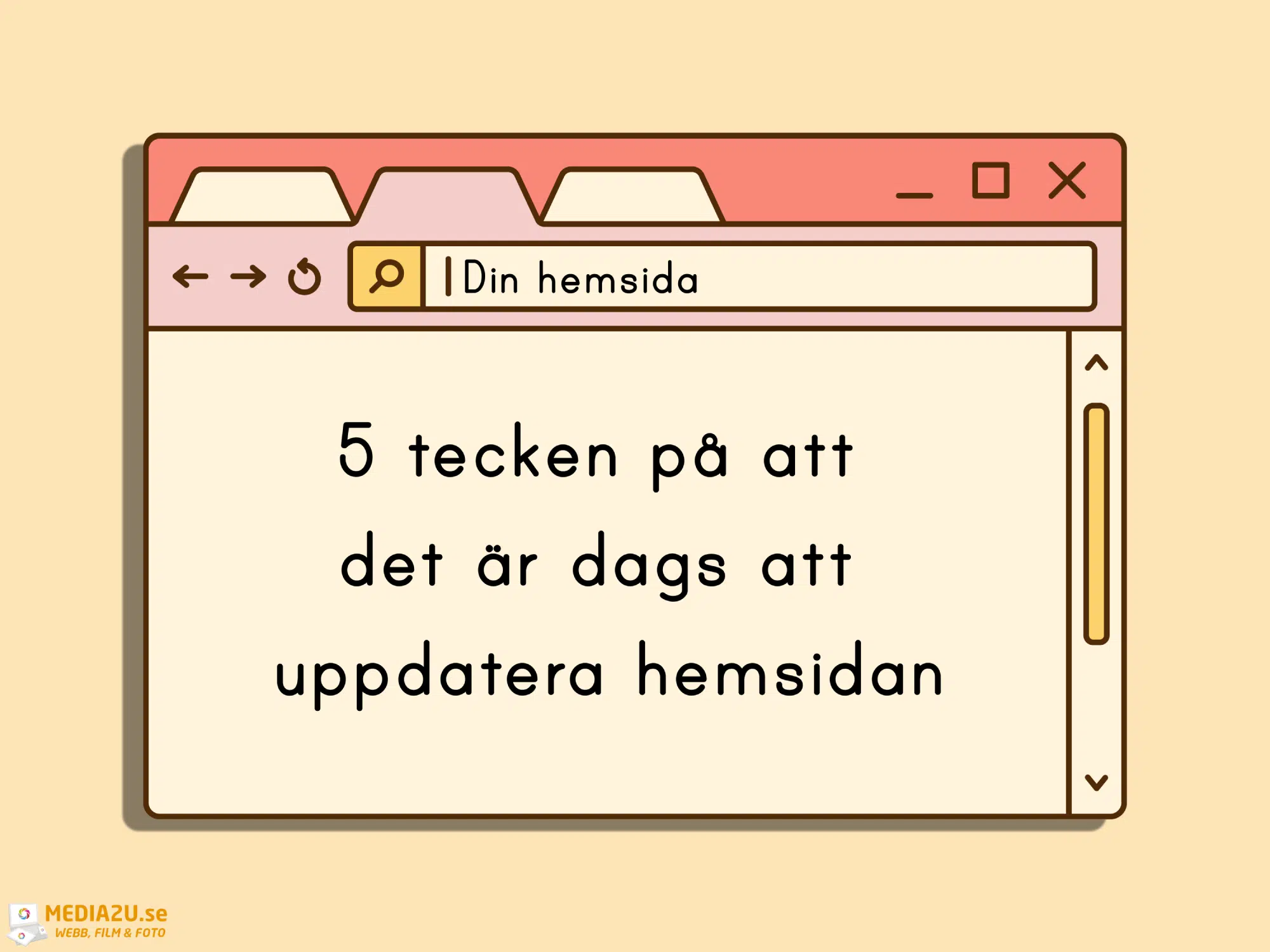 5 tecken på att du borde uppdatera hemsidan